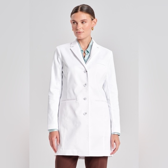 Medelita Women's Rebecca Slim Fit 33 1/4" Lab Coat size 6. Excellent condition! - Picture 2 of 8